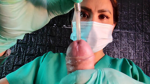 German Medical Fetish, Femdom Sadistic, Nurse Joi, Medical Handjob, Nurse Gloves