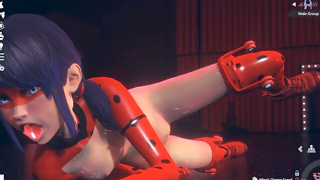HONEY SELECT 2 - MARINETTE - erotic moves on stage