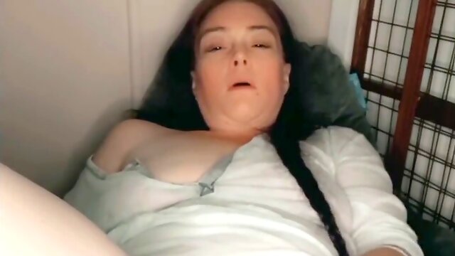 Warm milf has multiple climaxs while pleasing herself and watching. loud moaning orgasm.