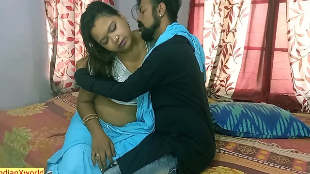 Desi Hot Bhabhi Having Sex Secretly With Houseowner Son!! Hindi Webseries Sex