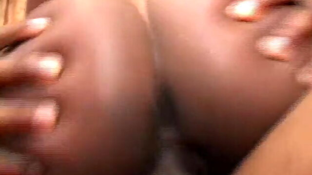 Hot young black slut takes a massive black cock