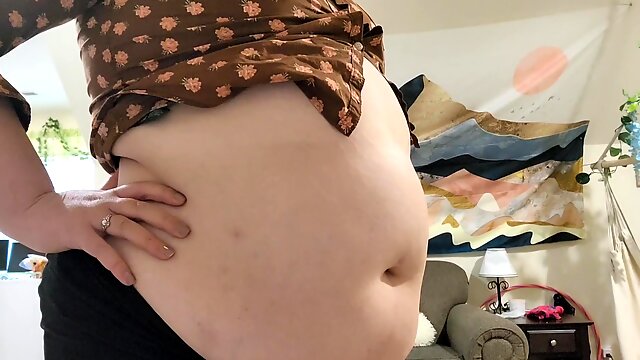 Bbw Belly Inflation With Deflation