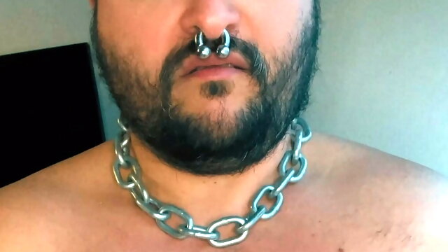 Flexing muscle Bull cigar and big load at the end