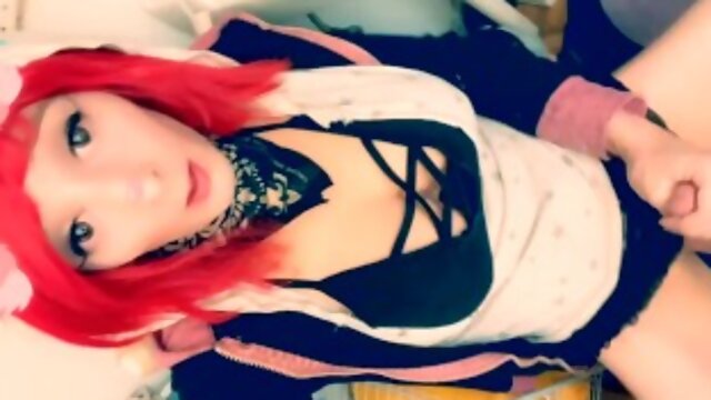 Beautiful trans slut try’s a new sex toy 