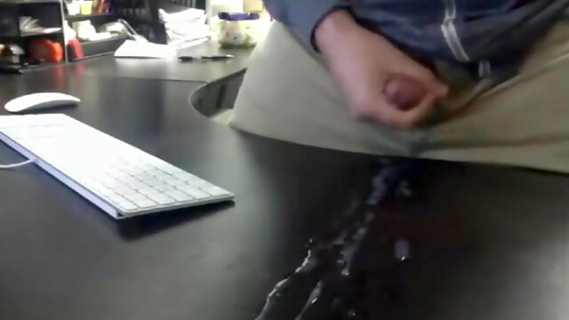 Jacking Off At The Office