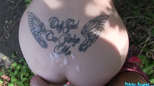 Brunette Having Outdoors Sex In The Bushes 2 - Lena Dark