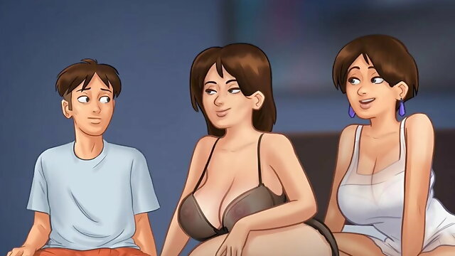 Summertime Saga Cap 16 - A Threesome With My Stepmother And Her Friend