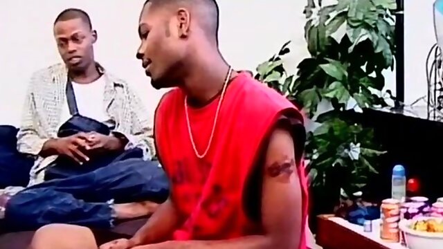 A truly hardcore gangbang with amateur black guys