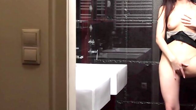 Emily In Bathroom Masturbating