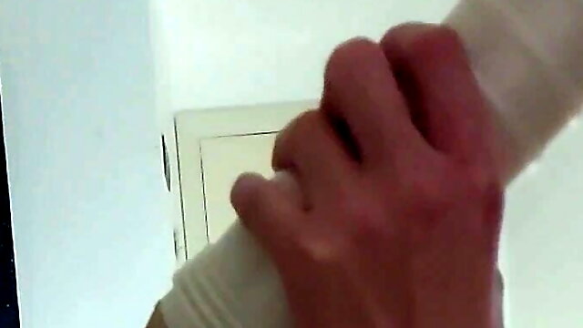 Twink huge Fleshlight cum in slow motion