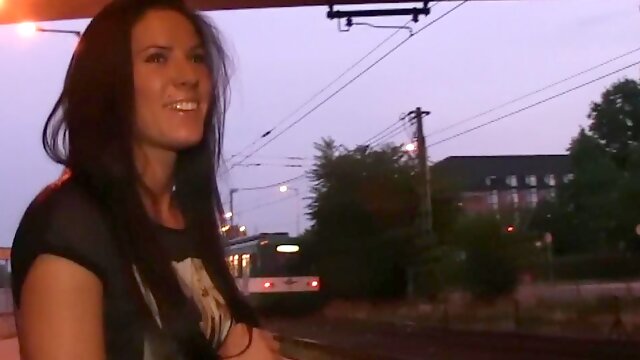 Public Agent - Darkhaired Babe Steamy Receives A Flirtatious Offer She Cant Refuse 1