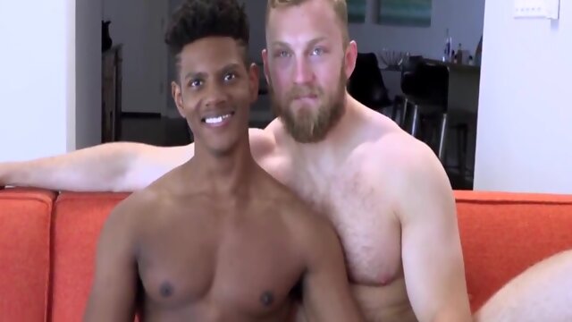 Filthy Blond Muscle Daddy Poke Dark Twink