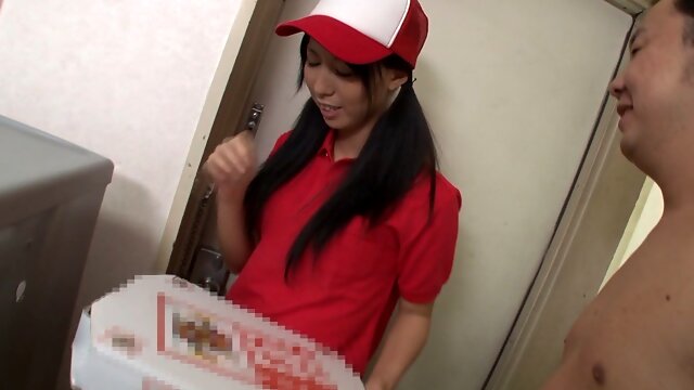 Japanese Pizza Girl, Asian Uncensored