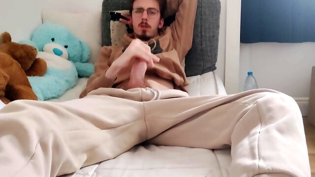 Jerking Off And Showing My Dirty Socks + Cumming And Showing My Dick Fill Of Cum