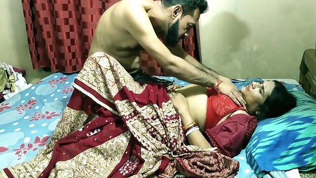 Indian Xxx Milf Bhabhi Real Sex With Husband Close Friend! Clear Hindi Audio 14 Min