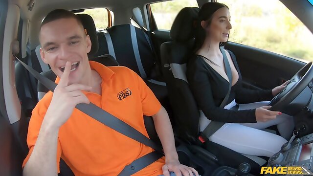 Instructor Cheats With Steamy Student 1 - Fake Driving School