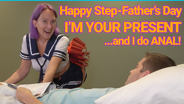 Happy Father's Day Step-Daddy! I'm Your Present!