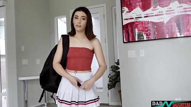 Aria Lee In Dad Fuck Me Back Behind Mom