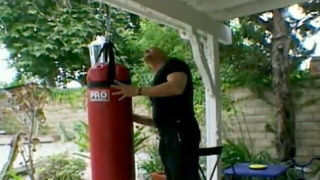 Hand-to-hand fighting instructor accepts special thanks from his client 