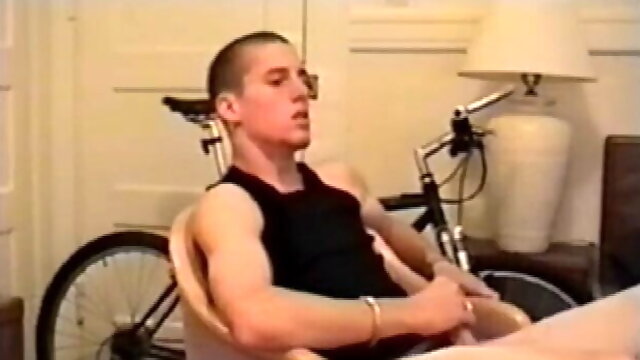 Adam Strips and Jerks Off