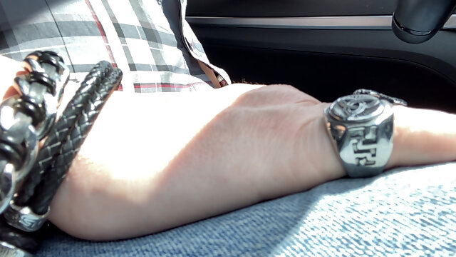 Sunday driving on the country road