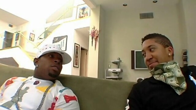 Horny dude fucks black slut with massive keyster