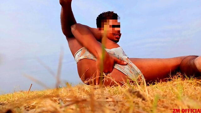 Gay Mature Solo Outdoor