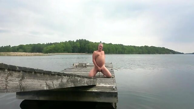 Old Man Masturbates On Dock For All To Watch 4 Min