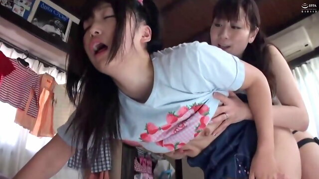 Asian Lesbian Mom, Japanese Mother, Mature Fingering Orgasm, Japanese Taboo