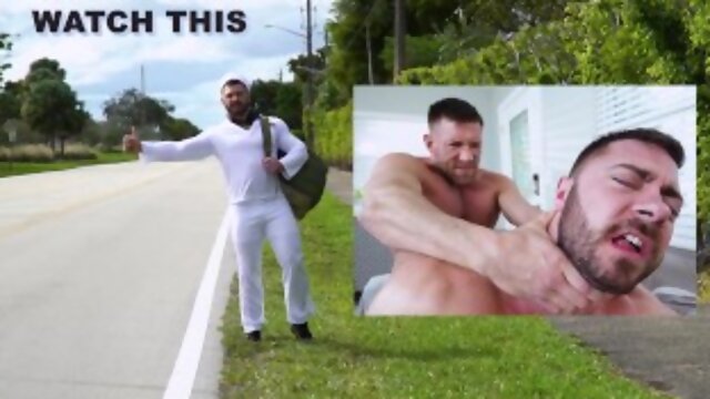 GAYWIRE - Bruce Beckham Fucks The Hitchhiking Sailor Derek Bolt