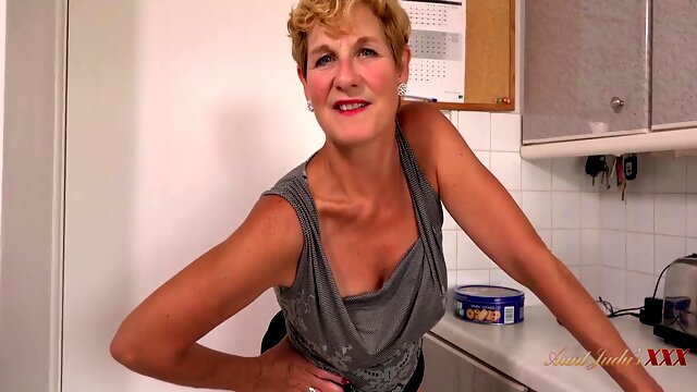 Busty 57yo Ms. Molly Sucks Your Cock & Lets You Fuck Her In The Kitchen