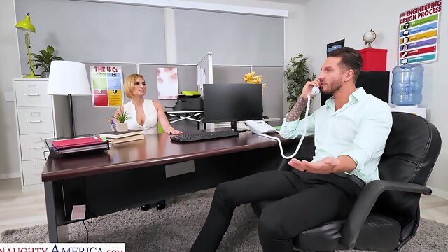 Strong office sex encounter with the new secretary