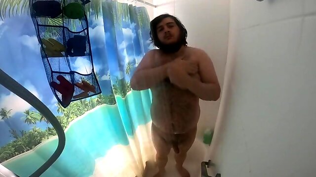 Gay Solo Shower