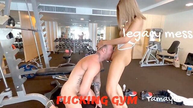 Thai Ladyboy, Deepthroat, Domination, Gym