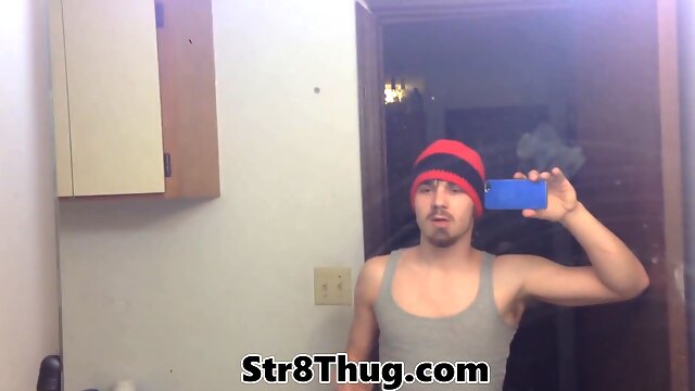 Thankful for My Piss part 2 Str8Thug Thanksgiving week 2021 super-hot Evil school dude Red has a very thankful faggot Str8ThugMaster