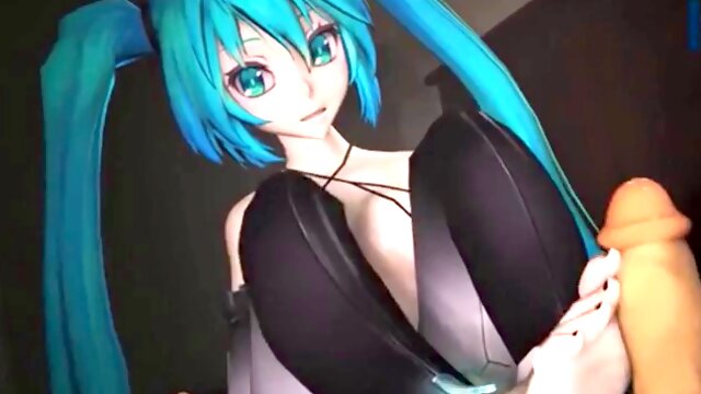 Hatsune miku footjob