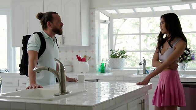 Scarlett Alexis moans while being dicked hard from behind