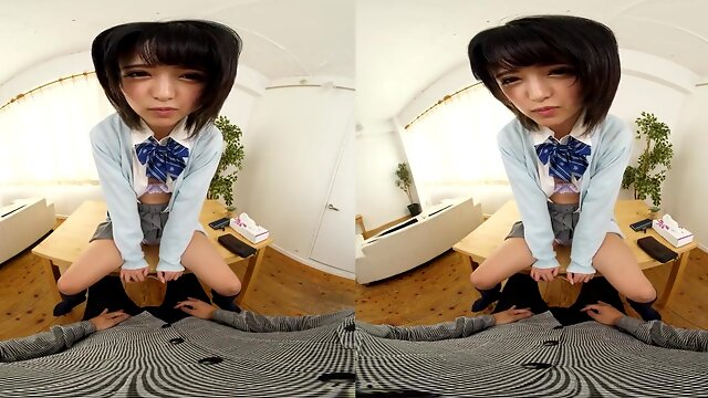 Mit Su Ki Na Gi Sa - Asian japanese schoolgirl in pov vr hardcore