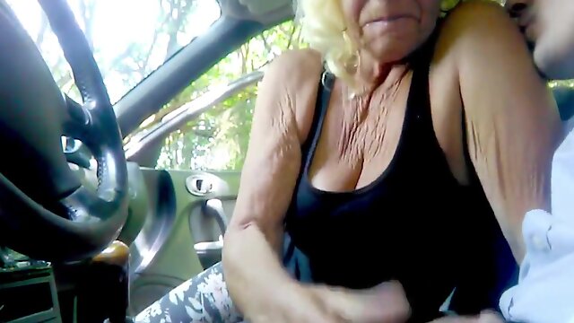 Granny Sucking Cock, Car