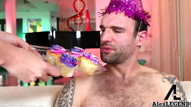 Cup Cake - Girl Turns Stripper To Fuck The Birthday Boy!