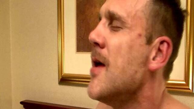 The dream to suck a hard cock comes true - he gets a horny cumshot