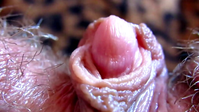 Extreme close up on my big clit 