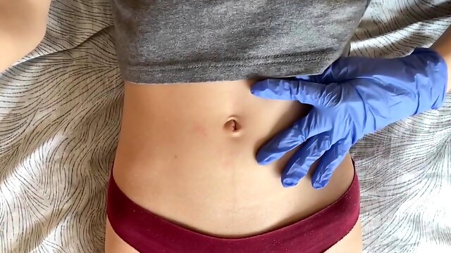 Medical Gloves, Belly Button Fetish