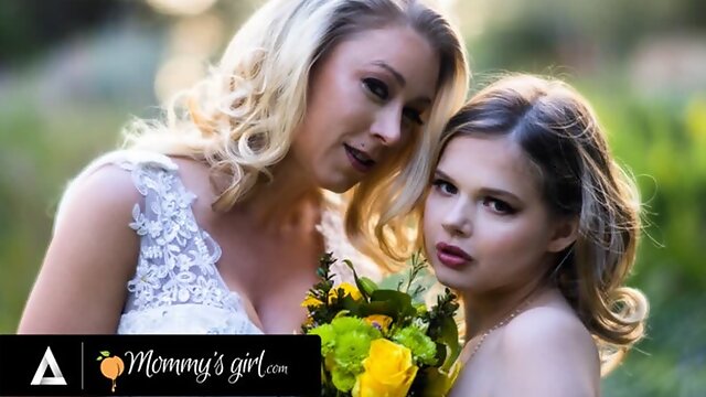 MOMMYS GIRL - Bridesmaid Katie Morgan Bangs Hard Her Stepdaughter Coco Lovelock Before Her Wedding