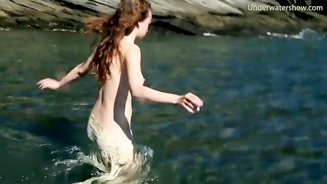 Tenerife sea girls swimming