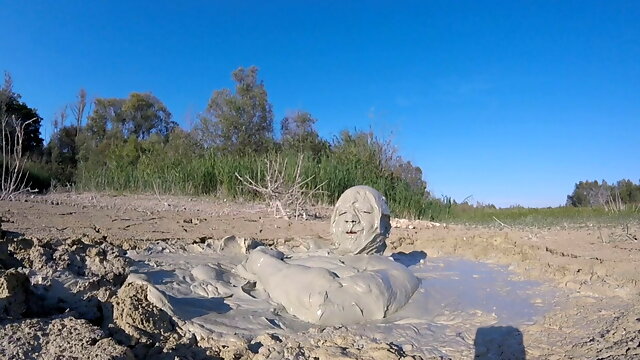 Thickest mud ever! Extreme mud bath