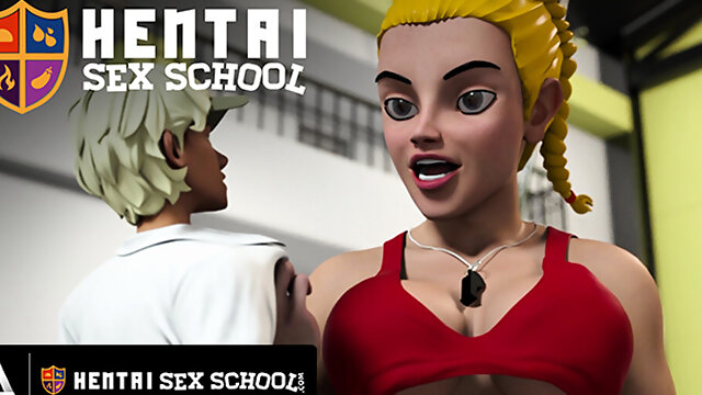 HENTAI SEX UNIVERSITY - Hentai Student Eats Out His Teachers Perfect Pussy Until She Orgasms!