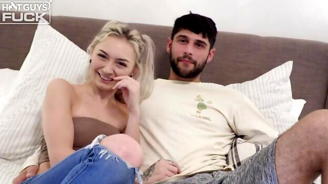 Good hard fuck in the bedroom with a young blonde Clara Fargo
