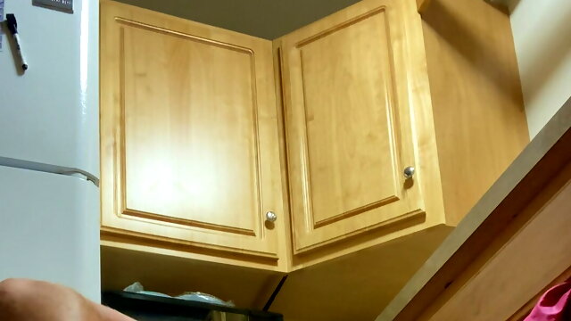 Chubby crossdresser fun 