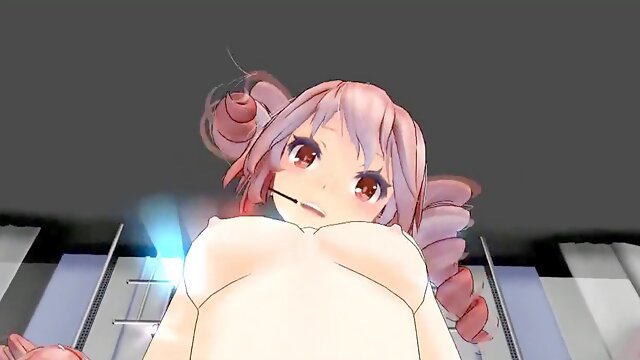 【SEX-MMD】Tda nude Teto - riding Machine【R-18】